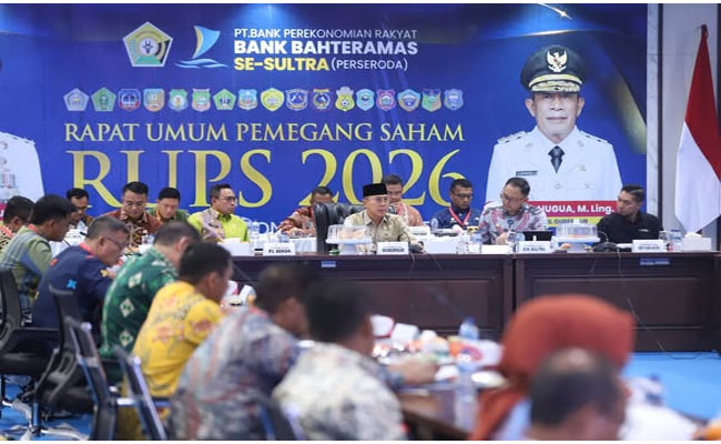 RUPS BPR Bahteramas 2026, Gubernur Sultra Soroti Kredit Bermasalah dan Tunggakan Dividen