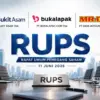 RUPS Besok: PTBA, BUKA hingga PWON Siapkan Agenda Penting