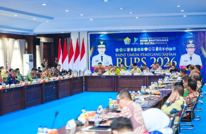 Wakili Bupati Buton, Syarifudin Saafa Hadiri RUPS PT BPR Bahteramas se-Sultra Tahun Buku 2025