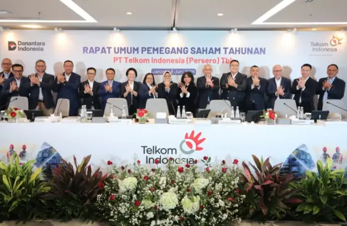 Telkom Bagikan Dividen Tunai Rp 21,9 T dan Ubah Susunan Komisaris