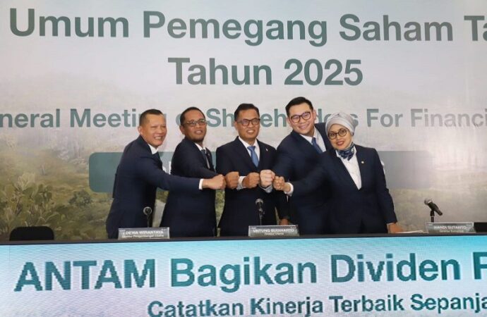 ANTAM Cetak Kinerja Terbaik Sepanjang Masa, Dividen Rp5,04 Triliun Digelontorkan dan Direksi Dirombak!